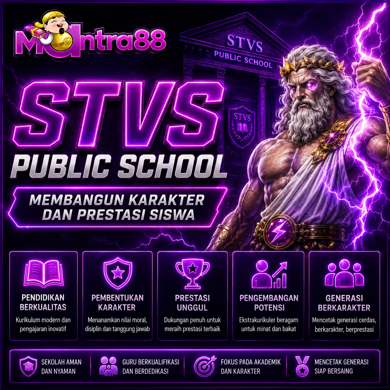 MANTRA88: STVS Public School Membangun Karakter dan Prestasi Siswa
